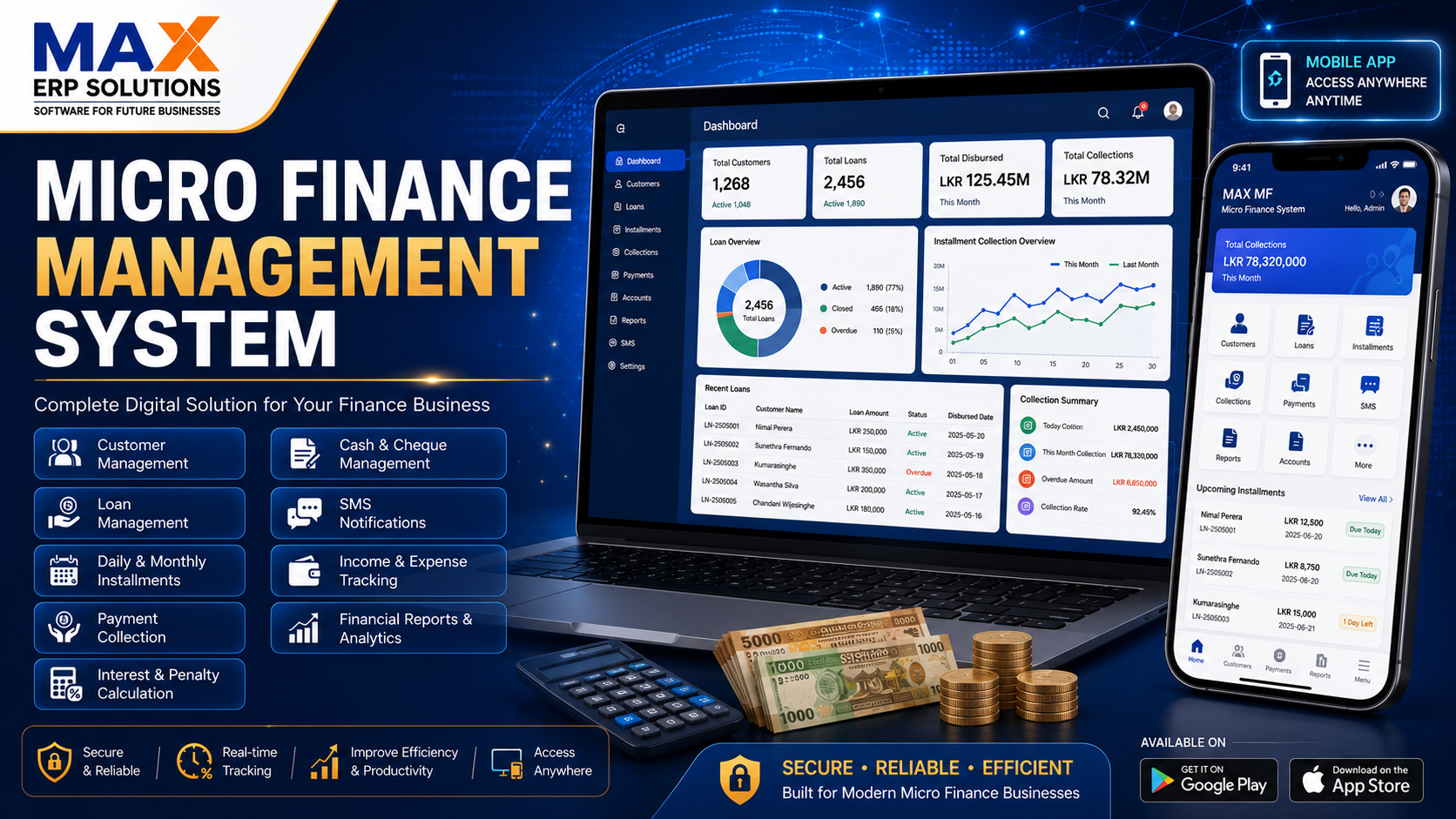 MICRO FINANCE MANAGEMENT SYSTEM - MAX ERP SOLUTIONS Sri Lanka